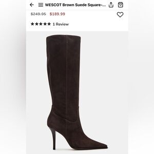 Steve Madden Wescot Brown Suede Boots